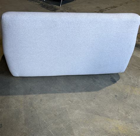 Fully Fabric Gray Loveseat - Office Furniture