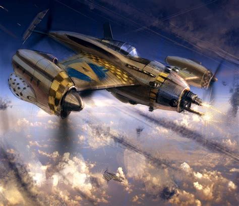 Concept ship art by Annis Naeem | Dieselpunk, Concept ships, Retro futuristic