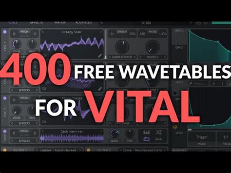 500+ Free Wavetables for Vital Synth | Sound Design, Wave Table ...