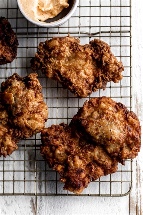 Fried Chicken Biscuits with Hot Honey Butter - Cooking with Cocktail Rings