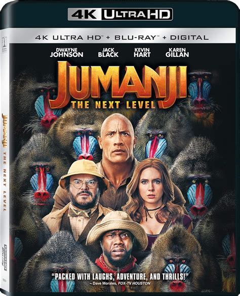 Amazon.com: Jumanji: The Next Level [4K Ultra HD + Blu-ray + Digital ...