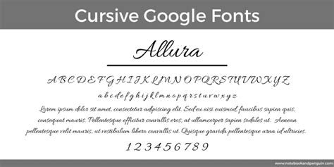 25 Best Cursive Google Fonts (With Examples)