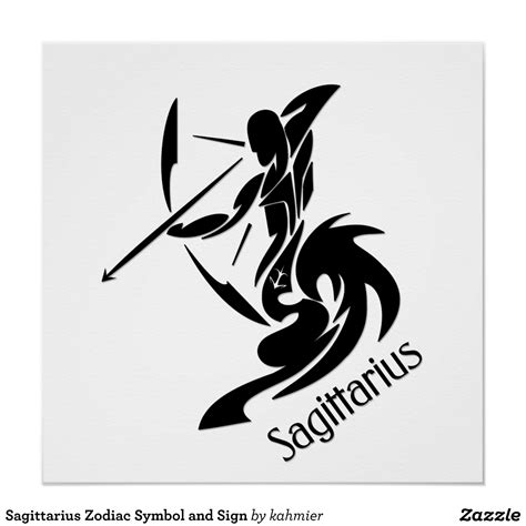 Sagittarius Zodiac Symbol and Sign | Zazzle | Zodiac sagittarius ...