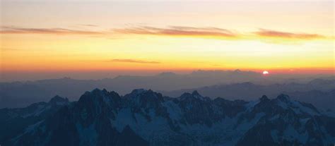 View from Mont Blanc at sunrise | H. Qualizza | Adventure travel, Mont ...