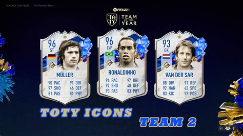 FIFA 23 TOTY ICONs Team 2 Release and Leaks | FifaUltimateTeam.it - UK