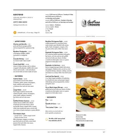 Menu International Aruba 2017 by Info Menu - Issuu