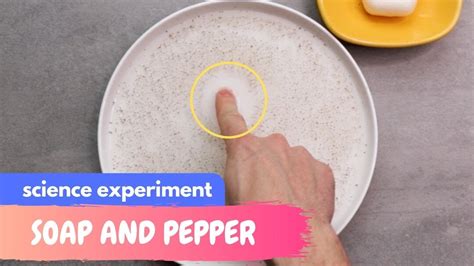 Soap and Pepper - SCIENCE EXPERIMENT - YouTube