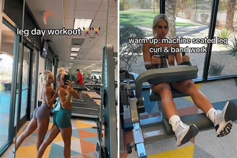 Cavinder twins reveal their intense leg day pump workout in viral TikTok