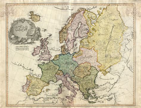 Map of Europe, 1803, Cedid Atlas.More old maps of... - Maps on the Web