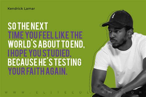 40 Kendrick Lamar Quotes That Will Motivate You (2023) | EliteColumn