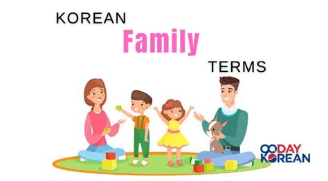 Korean Family Terms - How to address relatives & friends | Korean words ...