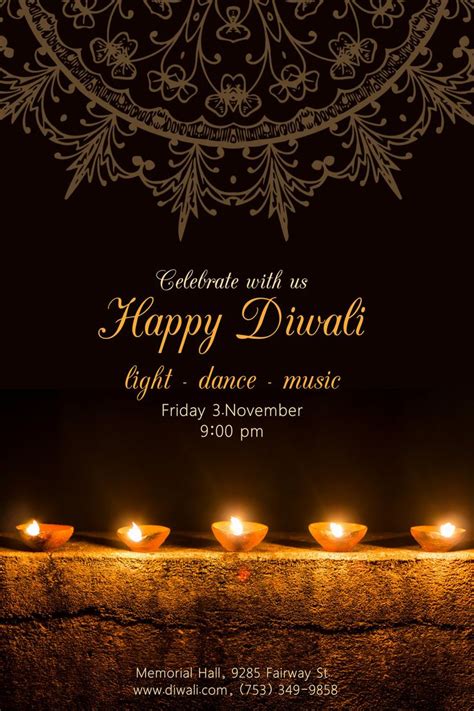 11 stunning Diwali posters to use for your next party | Diwali poster, Happy diwali poster ...