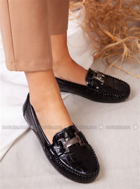 Flat - Casual - Black - Casual Shoes