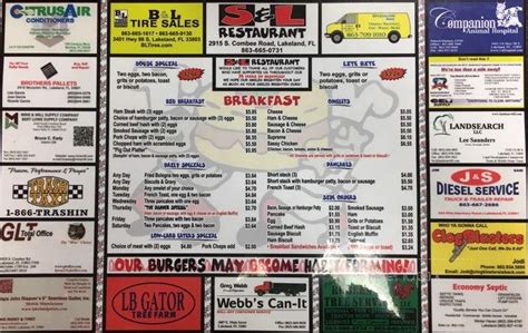 Menu of Reececliff Restaurant in Lakeland, FL 33803