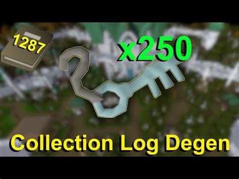 250 Elven Crystal Keys & A Dream ~ Ironman Collection Log Degen E85 - YouTube