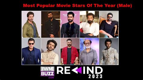 IWMBuzz Rewind 2023: Most Popular Movie Stars Of The Year (Male) | IWMBuzz