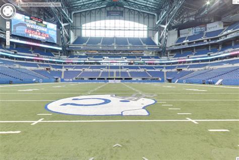 Google Maps provides views inside Indianapolis Colts stadium ...