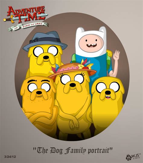 Jake the Dog Family Portrait by wolfjedisamuel on DeviantArt