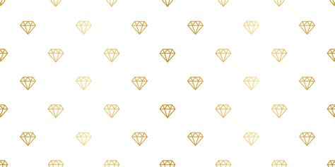 Gold diamonds seamless repeat pattern vector background 16189993 Vector ...