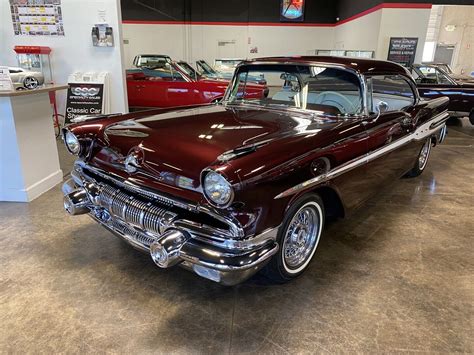 1957 Pontiac Chieftain Catalina 287 Miles Burgundy Hardtop