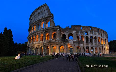 Roman Colosseum at Night | Scott Martin Photography