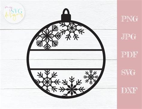 Christmas ornament svg Name ornament svg Christmas svg | Etsy in 2021 ...