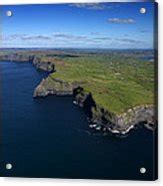 Aerial View Of The Cliffs Of Moher Photograph by Chris Hill