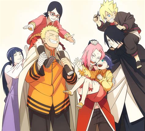 Naruto Family Bonds HD Wallpaper by ミン (pixiv)