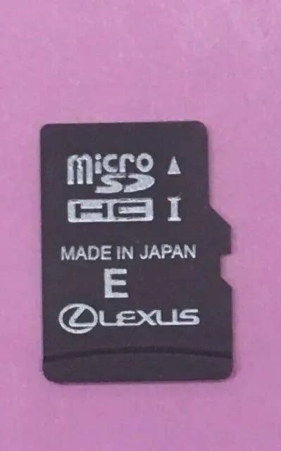 LEXUS PREMIUM 13MM Navigation Micro SD Card UK & EUROPE MAP 2021/2022 ver.1 NEU $45.12 - PicClick