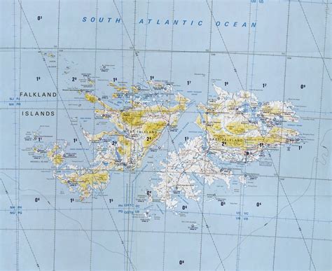 Large detailed topographical map of Falkland Islands | Falkland Islands | South America ...