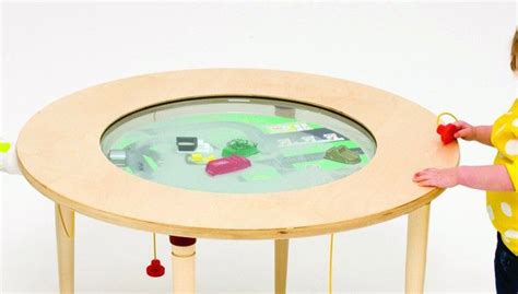 Car Truck Round Magnetic Sand Table | Sand table, Magnetic sand, Childrens furniture