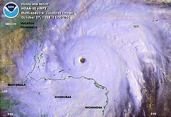 Hurricane Mitch, damage and destruction report