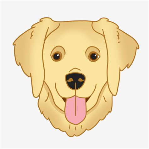 Golden Retriever Cartoon Hd Transparent, Golden Retriever 02 Cartoon ...