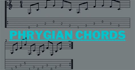 Phrygian Scale Guitar Chords - Guitarfluence