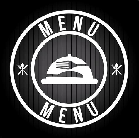 Free Vector | Menu logo graphic design