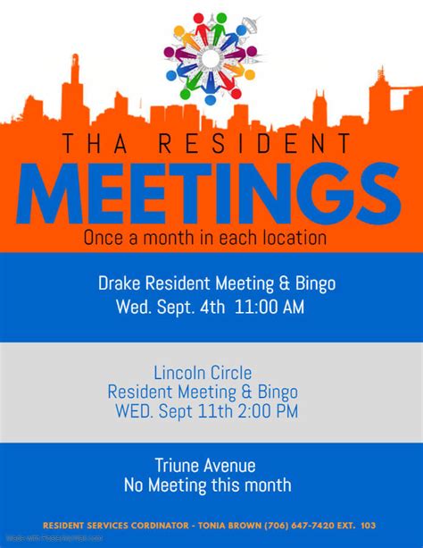 2019-09-04 - Resident Meeting - Thomaston Housing Authority