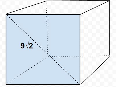 How to find the length of an edge of a cube - Intermediate Geometry