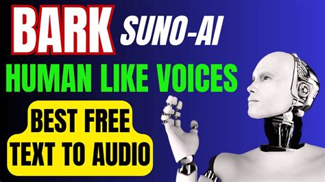 Bark AI : Best Open Source Text to Audio / Speech Solution by Suno AI #barkai #sunoai #tts - YouTube