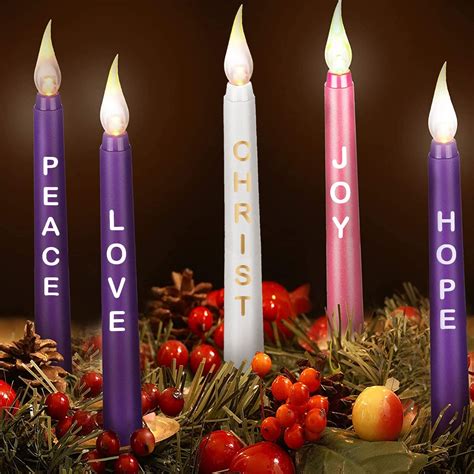 Advent Wreath Candles