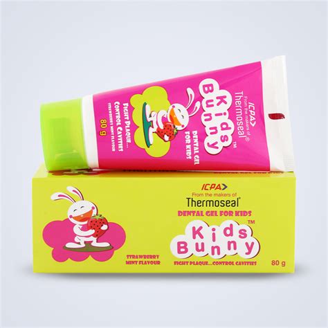 Kids Bunny Gel 80gm - Thermoseal Dental Gel for Kids