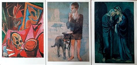 Pablo Picasso, Art Cards. Set of 16 3 Big Vintage Postcards, Aurora Publisher, 1979. - Etsy