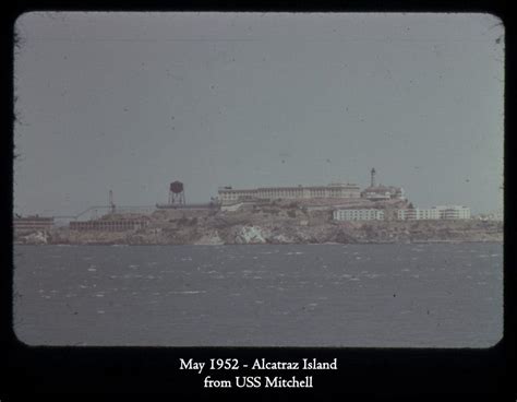 Alcatraz Island in 1952, while it was still active and holding Robert ...