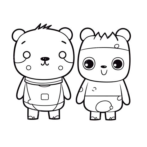 Polar Bear Coloring Pages Cute Animal Outline Sketch Drawing Vector, Bear Drawing, Animal ...