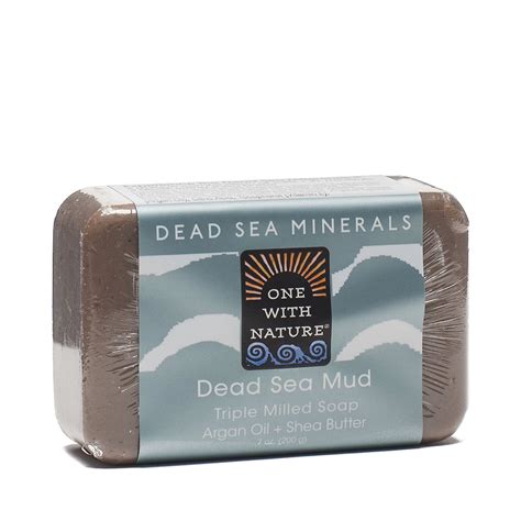 One With Nature Dead Sea Mineral Soap, Sea Mud - Thrive Market