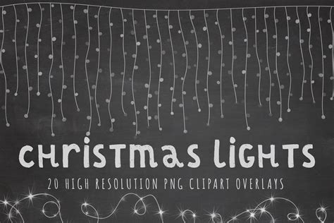 Christmas lights clipart By Paper Farms | TheHungryJPEG