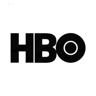 Hbo tv channel famous logos decals, decal sticker #1845