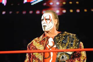 Pro Wrestling Resource: Sting holds the new TNA World Championship Belt