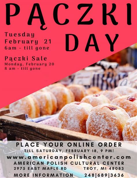 Celebrate "Pączki Day" 2023: Indulge in Traditional Polish Doughnuts ...