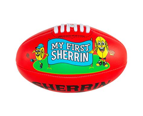 My First Sherrin Football - Red | Catch.co.nz