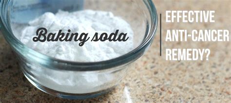 Is Baking Soda (Bicarbonate) An Effective Anti-Cancer Remedy?